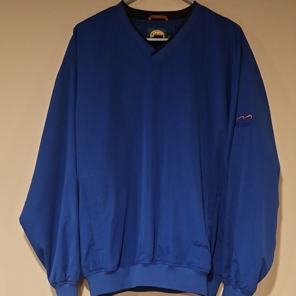 Cabela's Classic Blue V-Neck Sweater - Picture 3 of 4